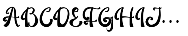 Master Groovy Regular Font UPPERCASE