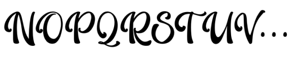 Master Groovy Regular Font UPPERCASE