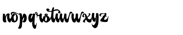 Master Groovy Regular Font LOWERCASE
