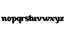 Master Righinta Extrude Italic Regular Font LOWERCASE