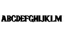 Master Righinta Extrude Regular Font UPPERCASE