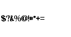 Master Righinta Italic Regular Font OTHER CHARS