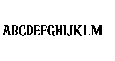 Master Righinta Italic Regular Font UPPERCASE