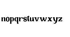 Master Righinta Regular Font LOWERCASE