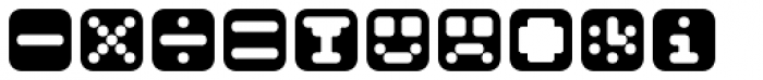 Mastertext Symbols One Font LOWERCASE