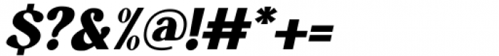 Mastji Italic Font OTHER CHARS