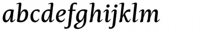Mastro Caption Medium Italic Font LOWERCASE