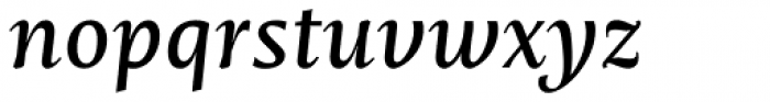 Mastro Caption Medium Italic Font LOWERCASE