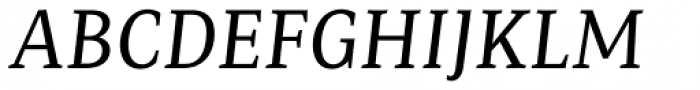 Mastro Caption Regular Italic Font UPPERCASE