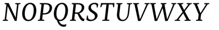 Mastro Caption Regular Italic Font UPPERCASE