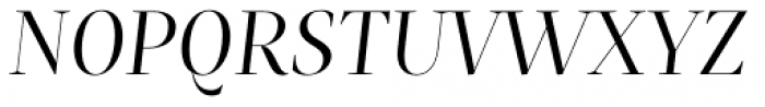 Mastro Display Book Italic Font UPPERCASE