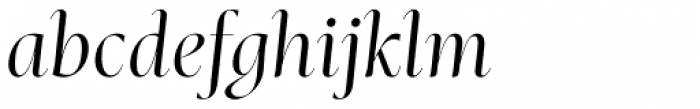 Mastro Display Book Italic Font LOWERCASE