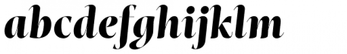 Mastro Display Extra Bold Italic Font LOWERCASE
