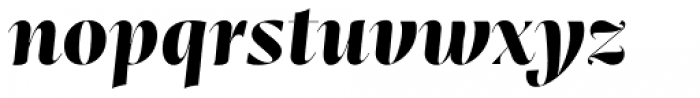 Mastro Display Extra Bold Italic Font LOWERCASE