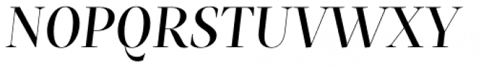 Mastro Display Medium Italic Font UPPERCASE