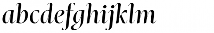 Mastro Display Medium Italic Font LOWERCASE