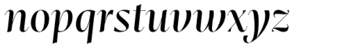Mastro Display Medium Italic Font LOWERCASE