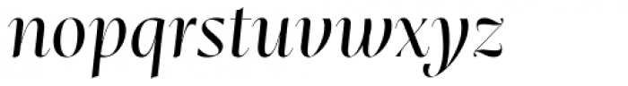 Mastro Display Regular Italic Font LOWERCASE