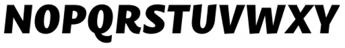 Mastro Sans Black Italic Font UPPERCASE