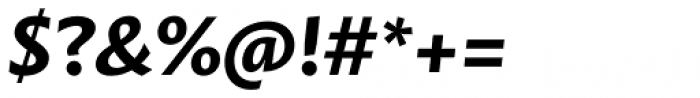 Mastro Sans Bold Italic Font OTHER CHARS
