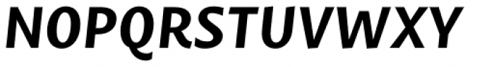 Mastro Sans Bold Italic Font UPPERCASE
