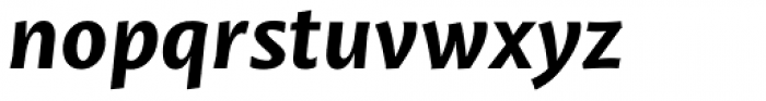 Mastro Sans Bold Italic Font LOWERCASE
