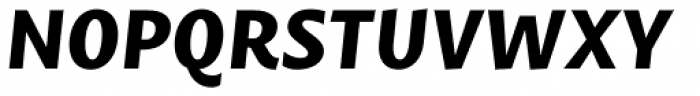 Mastro Sans Extra Bold Italic Font UPPERCASE