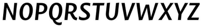 Mastro Sans Semi Bold Italic Font UPPERCASE