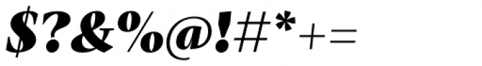Mastro Sub Head Black Italic Font OTHER CHARS