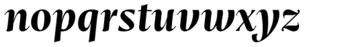 Mastro Sub Head Bold Italic Font LOWERCASE