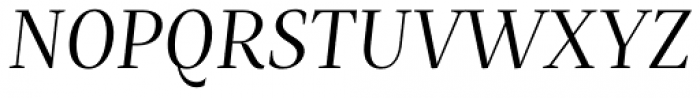 Mastro Sub Head Book Italic Font UPPERCASE