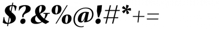 Mastro Sub Head Extra Bold Italic Font OTHER CHARS