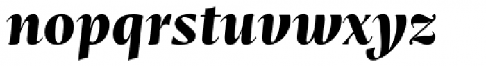 Mastro Sub Head Extra Bold Italic Font LOWERCASE