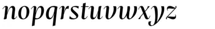 Mastro Sub Head Medium Italic Font LOWERCASE