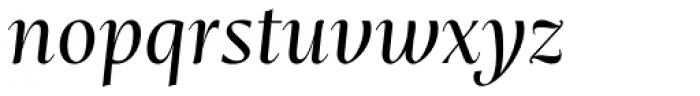 Mastro Sub Head Regular Italic Font LOWERCASE