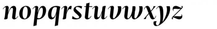 Mastro Sub Head Semi Bold Italic Font LOWERCASE