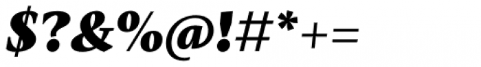 Mastro Text Black Italic Font OTHER CHARS