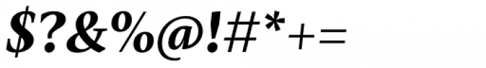 Mastro Text Bold Italic Font OTHER CHARS