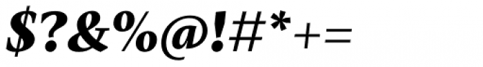 Mastro Text Extra Bold Italic Font OTHER CHARS