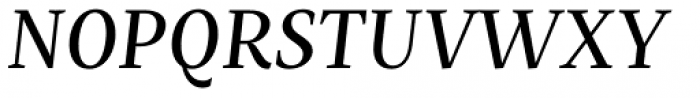 Mastro Text Medium Italic Font UPPERCASE