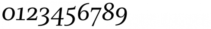 Mastro Text Regular Italic Font OTHER CHARS