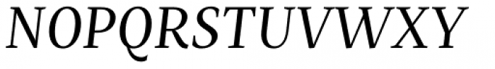Mastro Text Regular Italic Font UPPERCASE