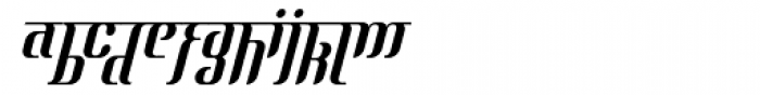 Mata Hari Exotique Italic Font LOWERCASE