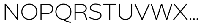 Matahari Sans Light Font UPPERCASE