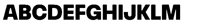 Match Black Font UPPERCASE