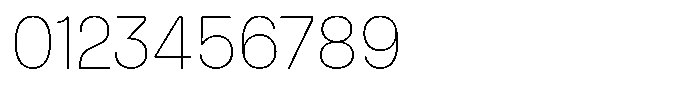 Match Extra Light Font OTHER CHARS