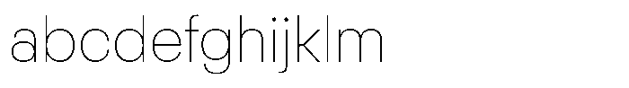 Match Extra Light FONT