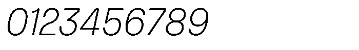 Match Light Italic Font OTHER CHARS