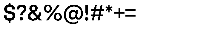 Match Medium Font OTHER CHARS