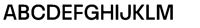 Match Medium Font UPPERCASE